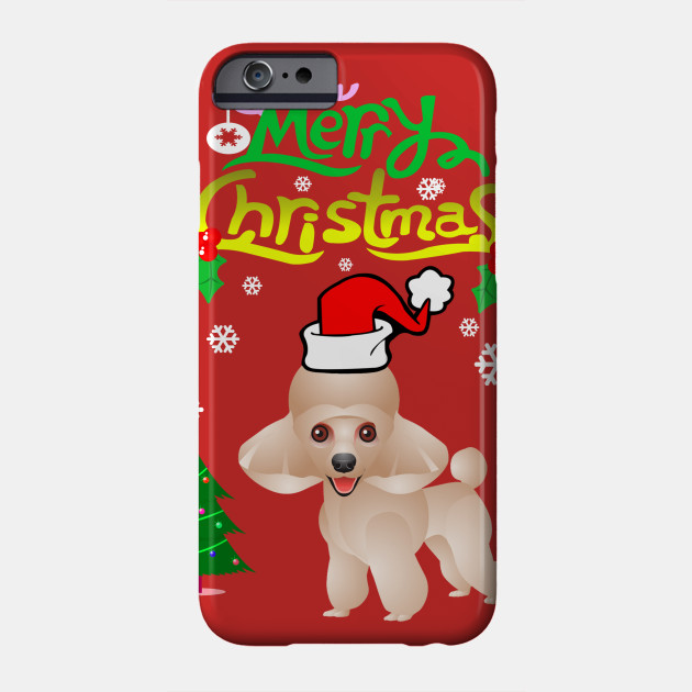 christmas poodle