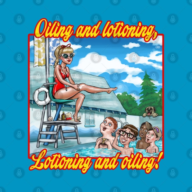 Oiling and Lotioning - TEXT by mcillustrator