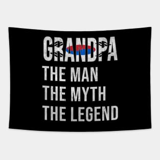 Grand Father South Korean Grandpa The Man The Myth The Legend - Gift for South Korean Dad With Roots From  South Korea Tapestry