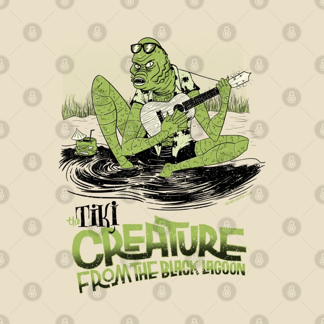 The Tiki Creature from the black lagoon by adiartworks.com