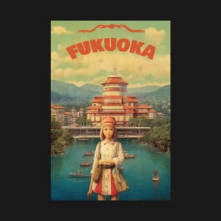 Fukuoka, Japan, Poster T-Shirt