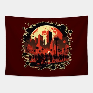 Red Moon Rising: Zombies on the Strip Tapestry