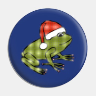 Frog goes Dotty with Dots for Christmas Pin