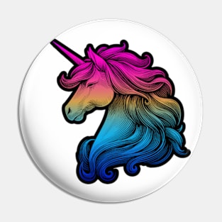 Magical Unicorn Rainbow Pin