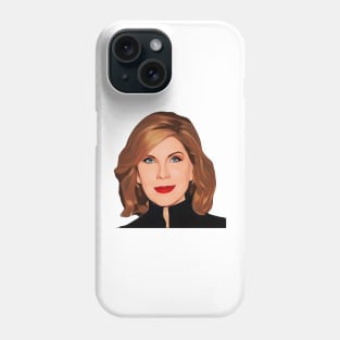 Cartoon Christine Baranski Phone Case