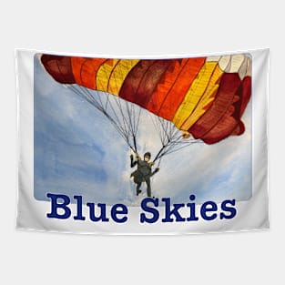 Blue Skies Tapestry