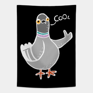 Coo / Cool Pigeon (White) Tapestry