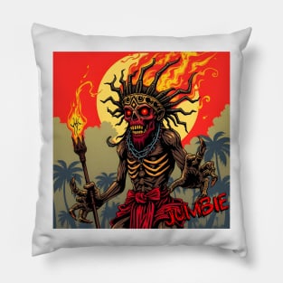 JUMBIE – FULL COLOUR – FETERS AND LIMERS – CARIBBEAN FOLKLORE EVENT DJ GEAR Pillow