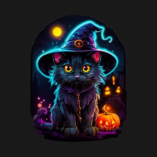 Cute Wizard Cat T-Shirt