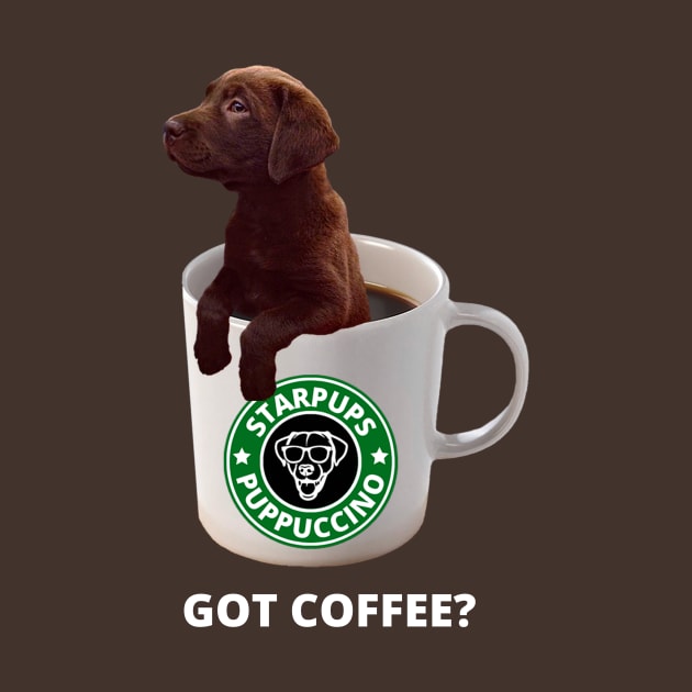 Got Coffee Labrador Puppy by CENTURY PARK DESIGNS