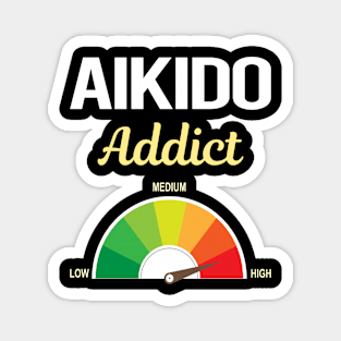 Funny Addict Aikido Magnet