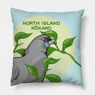 North Island Kokako Pillow