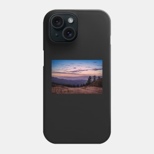 Colorful sunset mountains Phone Case