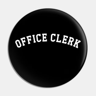 Office Clerk Pin