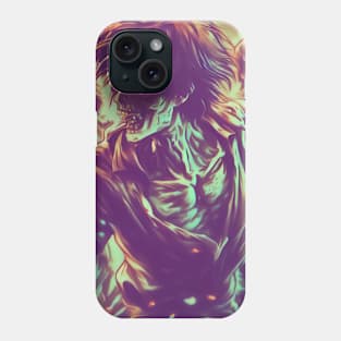 Spooky retro zombie pattern Phone Case