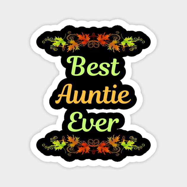 Family Leaf 2 Auntie Magnet by blakelan128