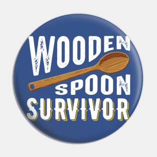 Wooden Spoon Survivor 1 Pin