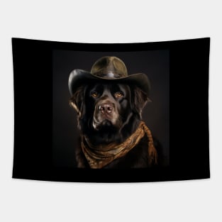 Cowboy Dog - Newfoundland Tapestry