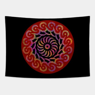 Spiral of Fire Tapestry