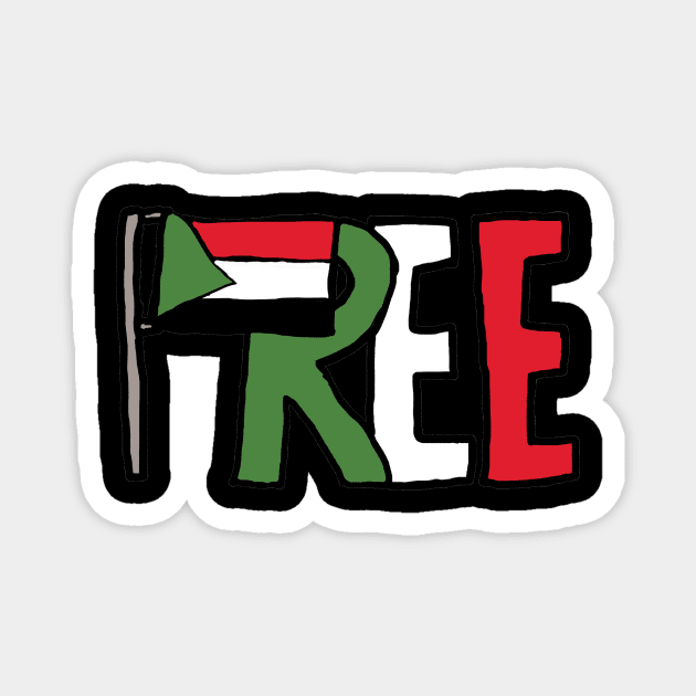 Free Sudan Magnet by Mark Ewbie