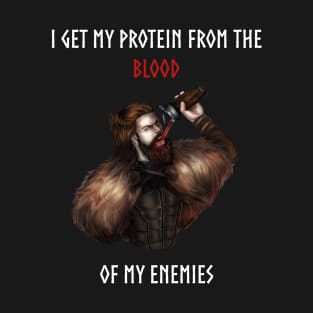 Viking Drinking Blood Workout T-Shirt