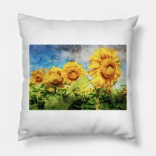 Sunflowers 5 Pillow