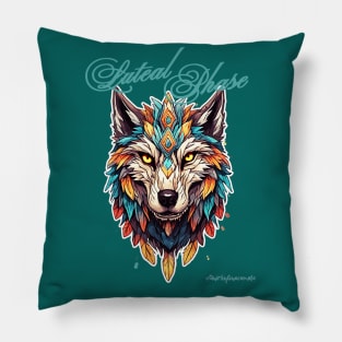 Luteal Phase Wolf | PMDD Awareness Pillow