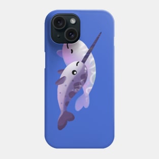 Beluga and Narwhal Phone Case