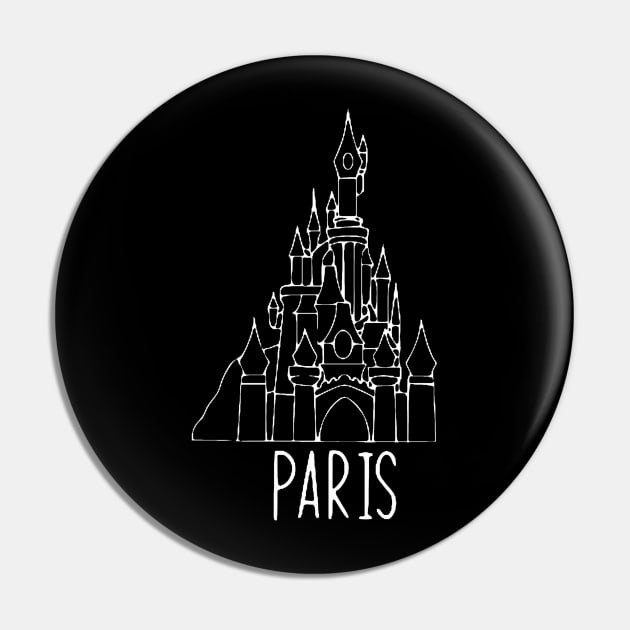 Paris Castle Pin by NerdGeekJen