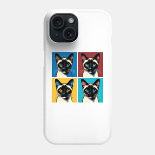 Siamese Cat Pop Art - Cat Lovers Phone Case