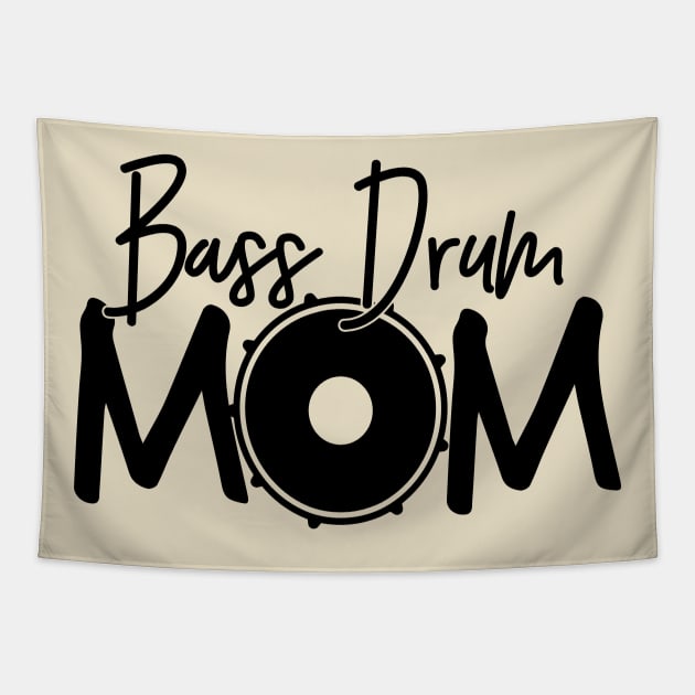 Marching Band - Funny Bass Drum Mom Gift Tapestry by DnB