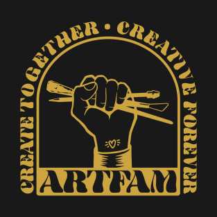 ARTFAM creative forever (full front design) T-Shirt