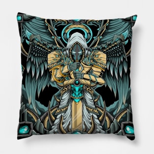 Archangel of Salvation Pillow