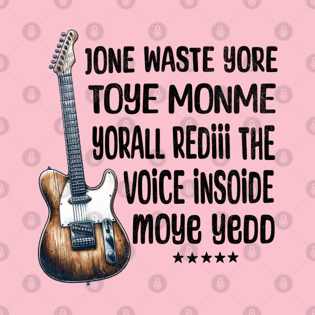 Jone Waste Yore Toye Monme by BeanStiks