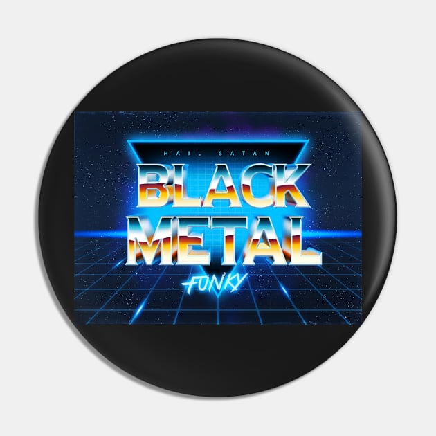 Black Metal Funky Pin by argobel13