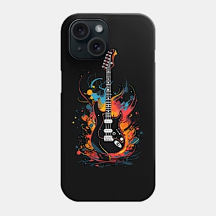 Guitar Paint Splash Phone Case