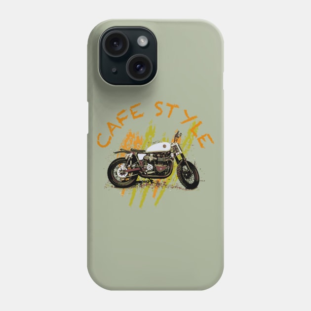 Cafe Racer Bike Phone Case by MultistorieDog