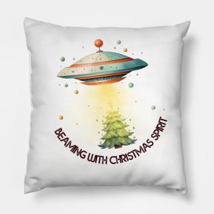 Beaming with Christmas spirit Pillow