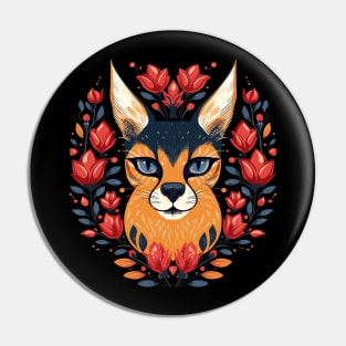 Caracal Valentine Day Pin