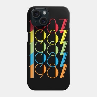 VINTAGE T-SHIRT Birthday 1987 Phone Case