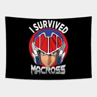 I Survived Macross Anime Fanart Tapestry