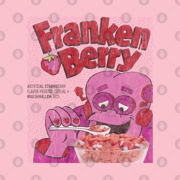 Franken Berry Cereal by Unfluid