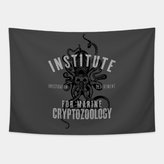 Institute for Marine Cryptozoology Tapestry by MindsparkCreative