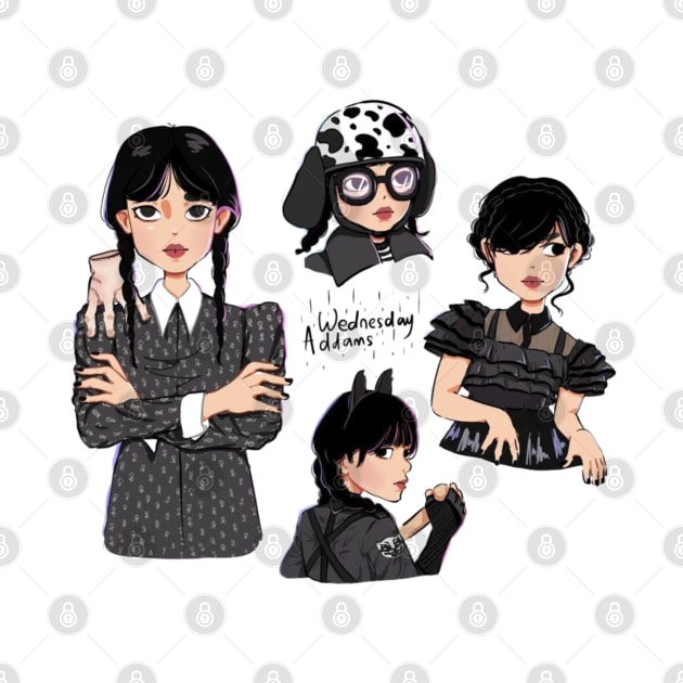 Wednesday Addams by Vadila arts