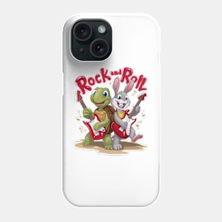 Musical Reptile and Hare Rock Out Roll Phone Case