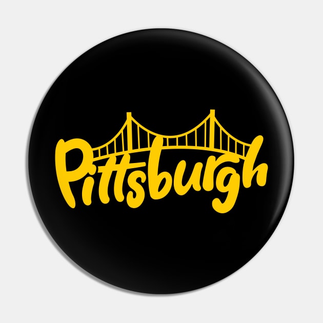 Pittsburgh Bridge Shirt Pin by ObiPatricKenobi