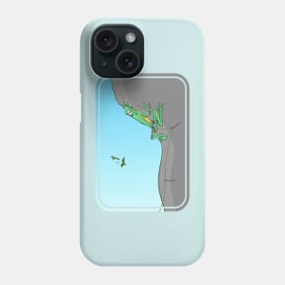 Funny Frog Rock Climbing Phone Case