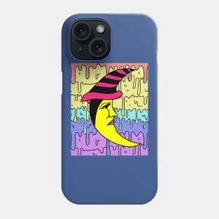 Luminous Moon Half Moon Face Phone Case