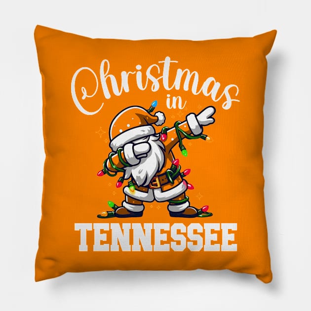 Christmas In Tennessee Pillow by Etopix