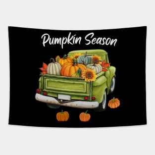 Pumpkin Season Autumn Fall Halloween Thanksgiving Tapestry